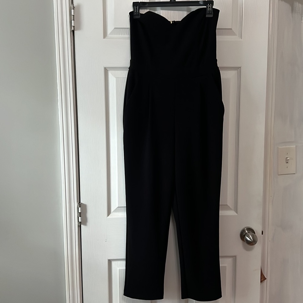 Strapless Jumpsuit, Sweetheart Neckline, Gently Worn, Great Condition, Size 8